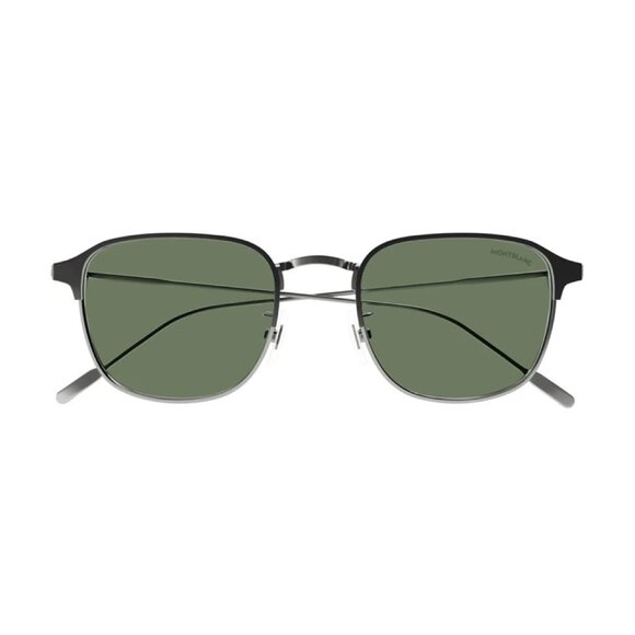 NEW  MONTBLANC SUNGLASSES GREEN MEN EYEWEAR MONTBLANC MB0189S 005 - Picture 2 of 3